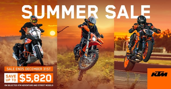  KTM SUMMER SALE 2