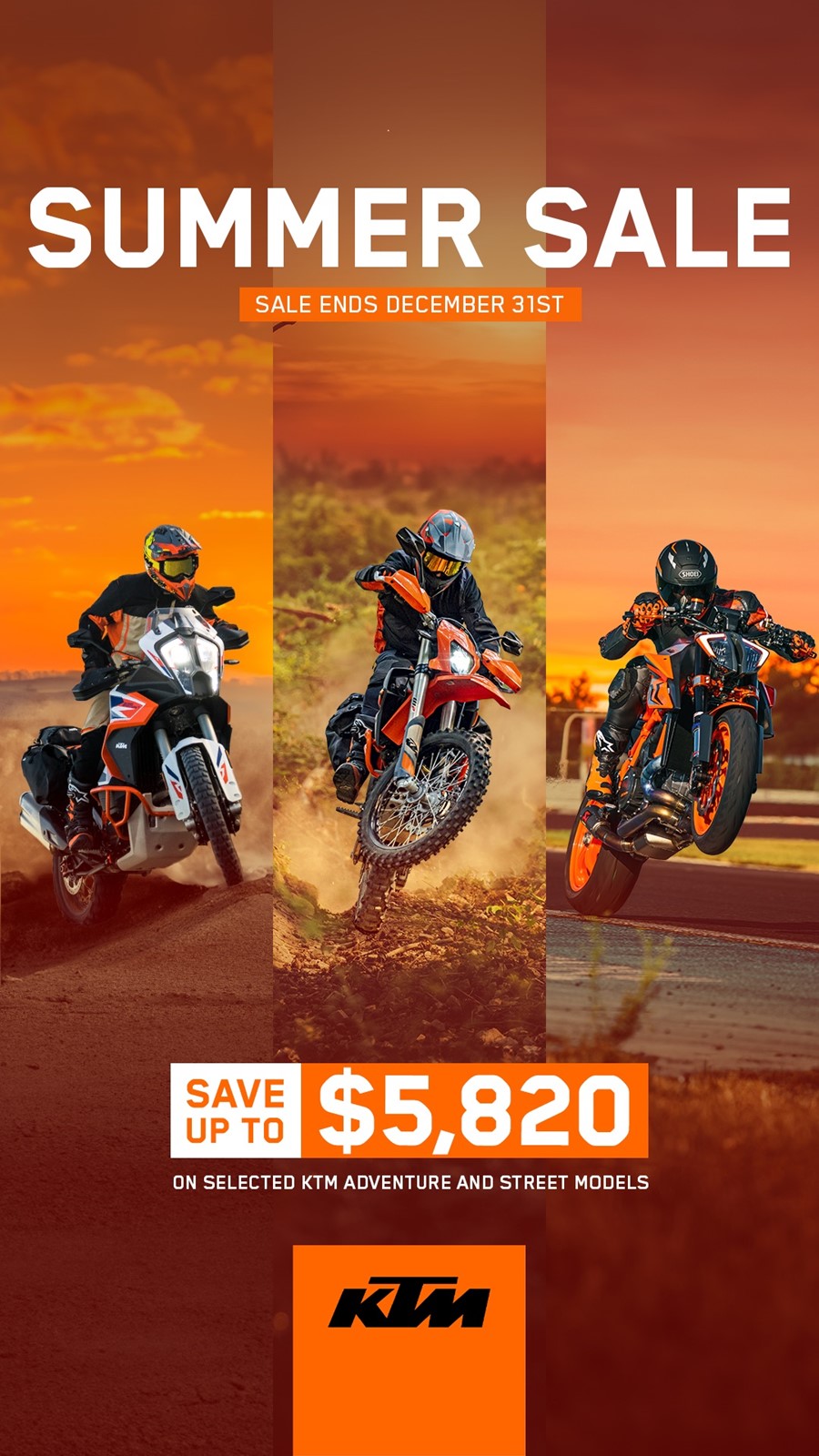  KTM SUMMER SALE